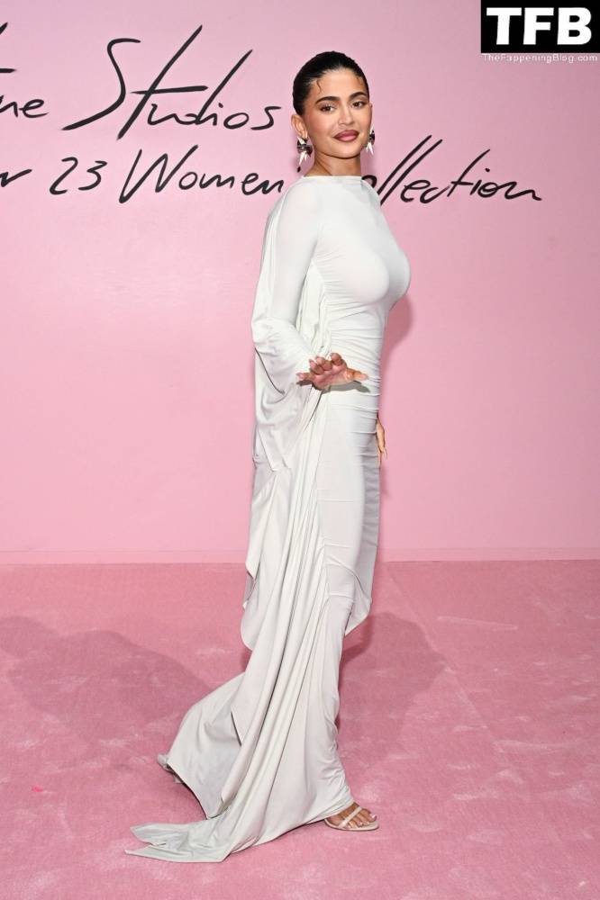 Kylie Jenner Flaunts Her Curves in a White Dress During Paris Fashion Week - #22