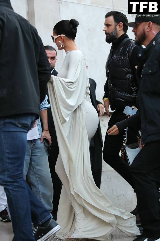 Kylie Jenner Flaunts Her Curves in a White Dress During Paris Fashion Week - #40