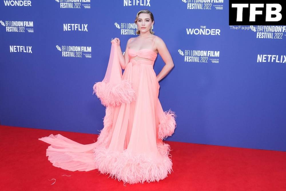 Florence Pugh Stuns on the Red Carpet at 1CThe Wonder 1D Premiere in London - #80