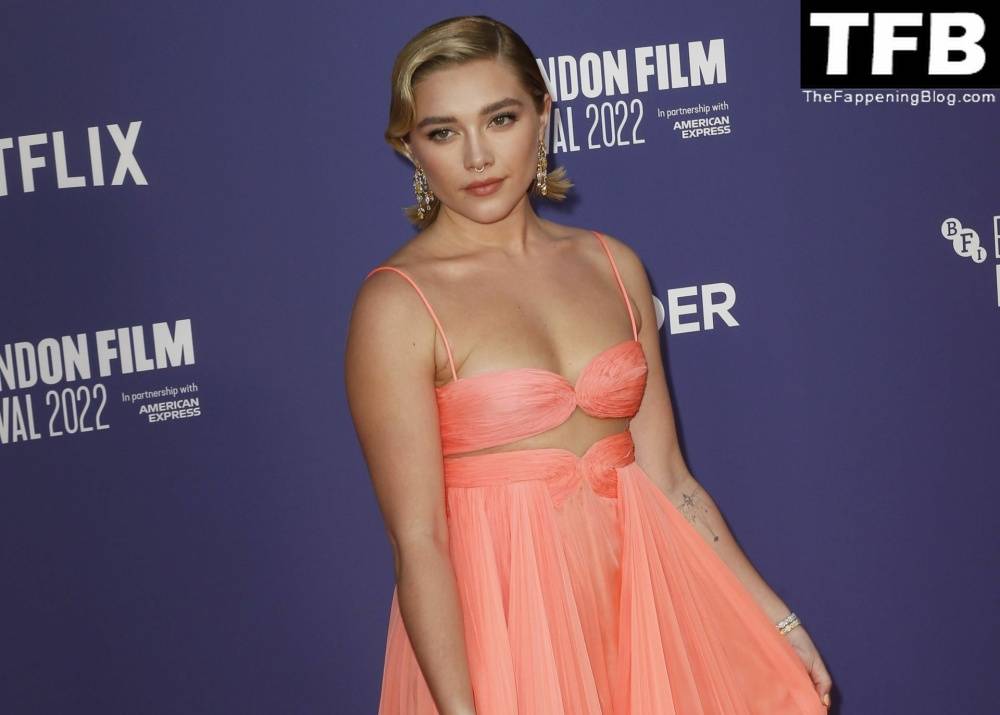 Florence Pugh Stuns on the Red Carpet at 1CThe Wonder 1D Premiere in London - #77
