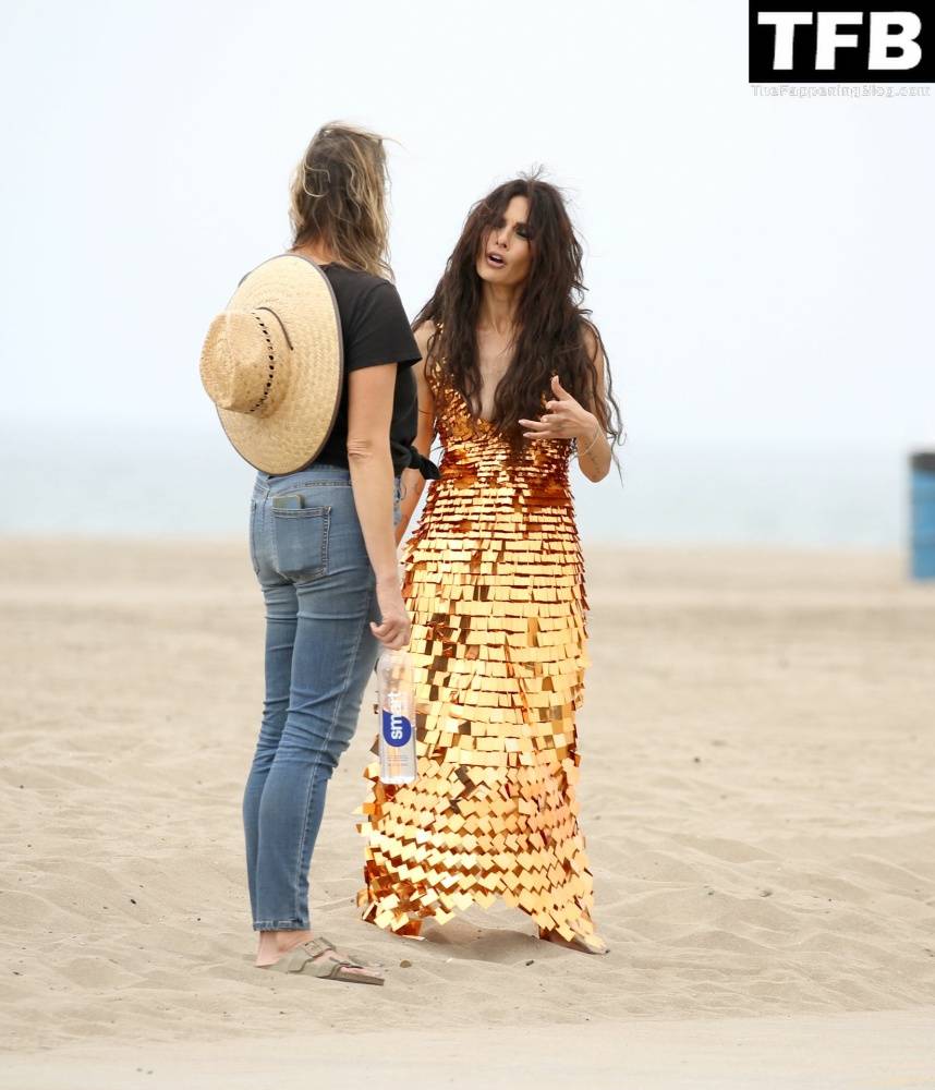 Sarah Shahi is Spotted During a Beach Shoot in LA - #30