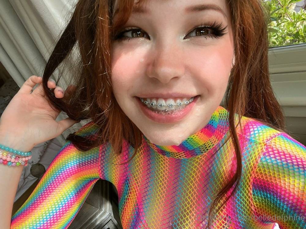 Belle Delphine Rainbow Bunny Onlyfans Set Leaked - #1