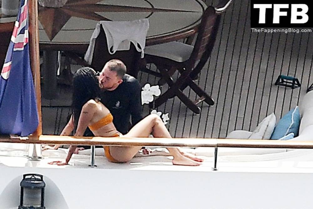 Zoe Kravitz & Channing Tatum Pack on the PDA While on a Romantic Holiday on a Mega Yacht in Italy - #86
