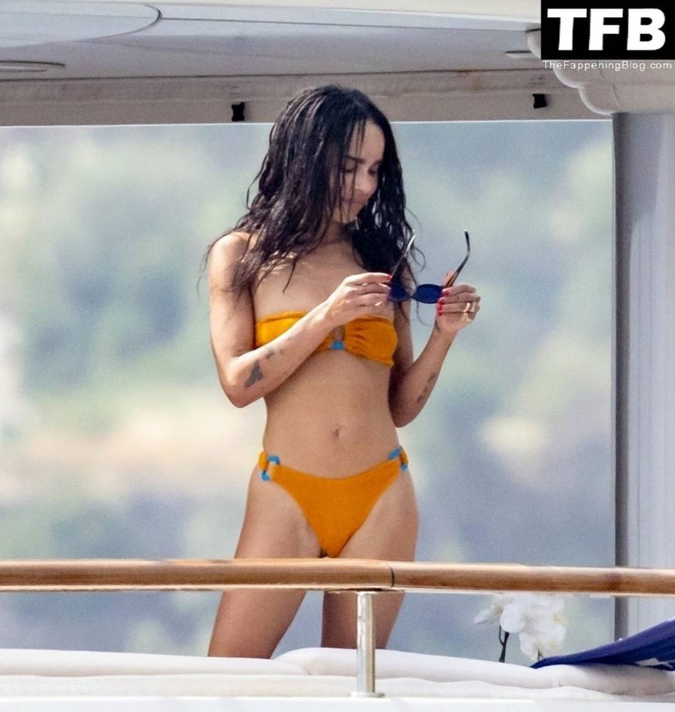 Zoe Kravitz & Channing Tatum Pack on the PDA While on a Romantic Holiday on a Mega Yacht in Italy - #51