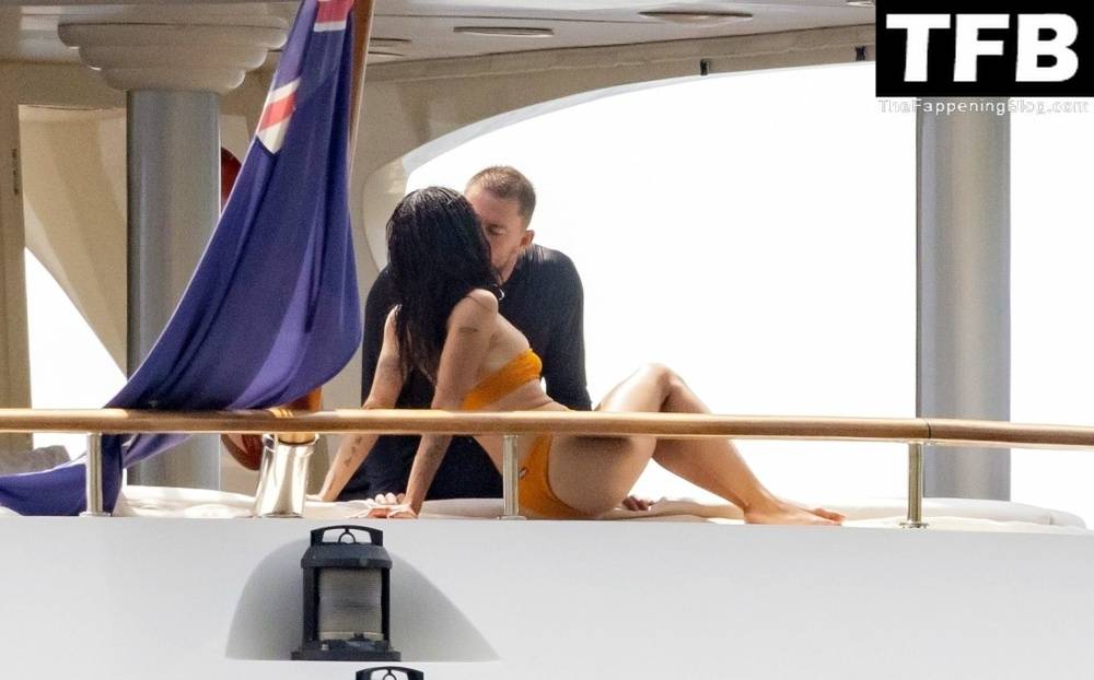 Zoe Kravitz & Channing Tatum Pack on the PDA While on a Romantic Holiday on a Mega Yacht in Italy - #70