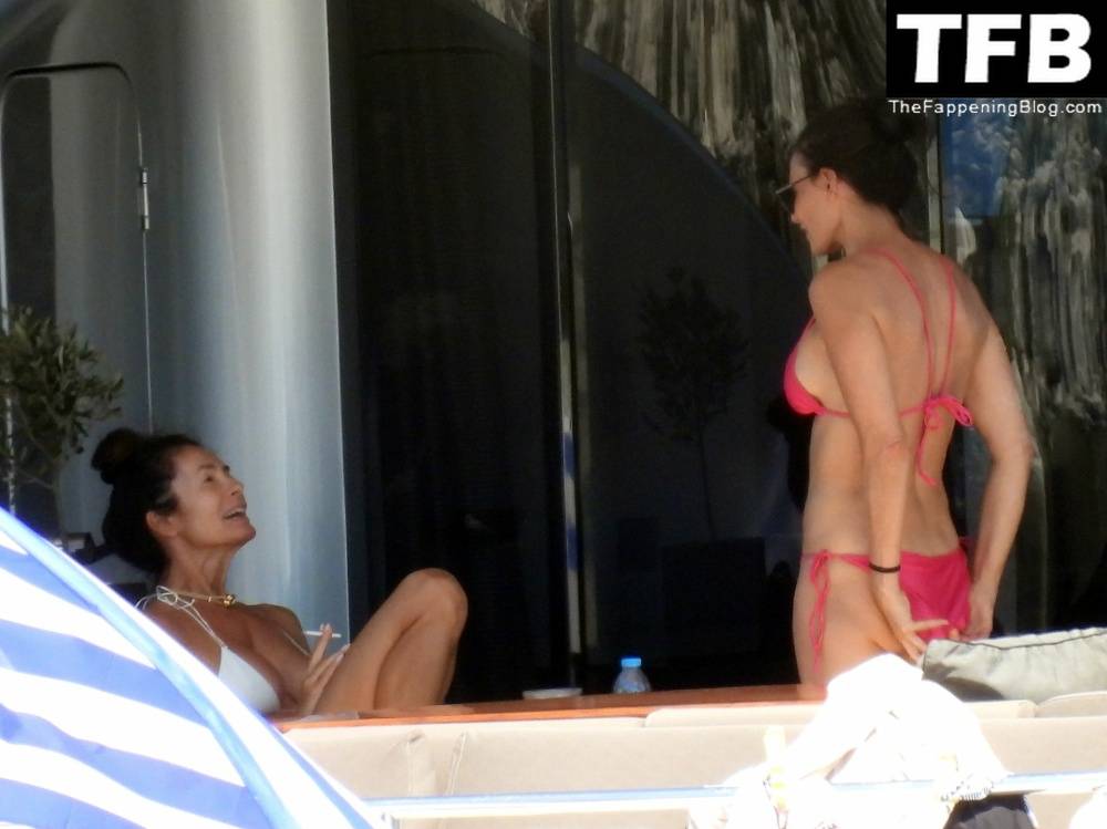 Demi Moore Looks Sensational at 59 in a Red Bikini on Vacation in Greece - #36