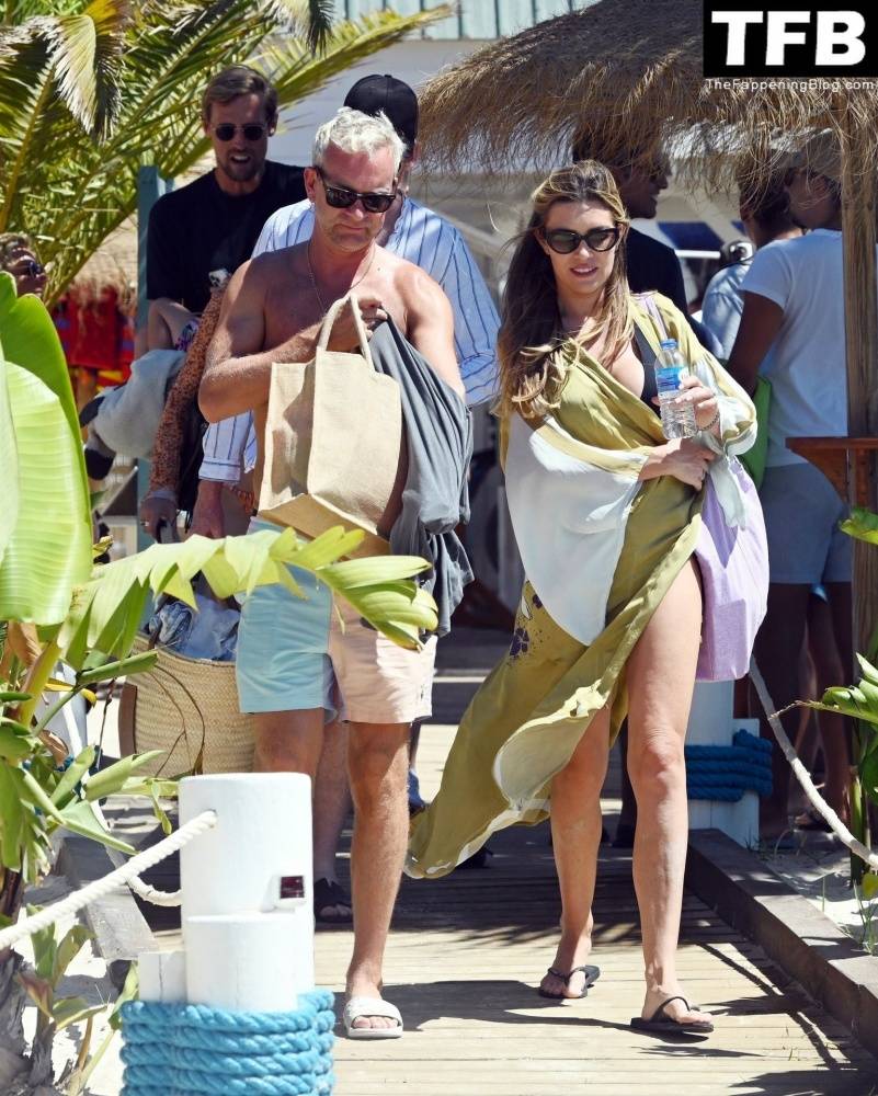 Abbey Clancy Shows Off Her Enviable Beach Body in a Black Bikini on Holiday in Portugal - #25