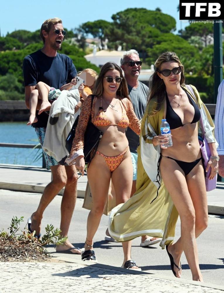 Abbey Clancy Shows Off Her Enviable Beach Body in a Black Bikini on Holiday in Portugal - #24