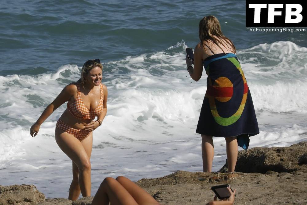 Emily Atack is Seen Having Fun by the Sea and Doing a Shoot on Holiday in Spain - #5