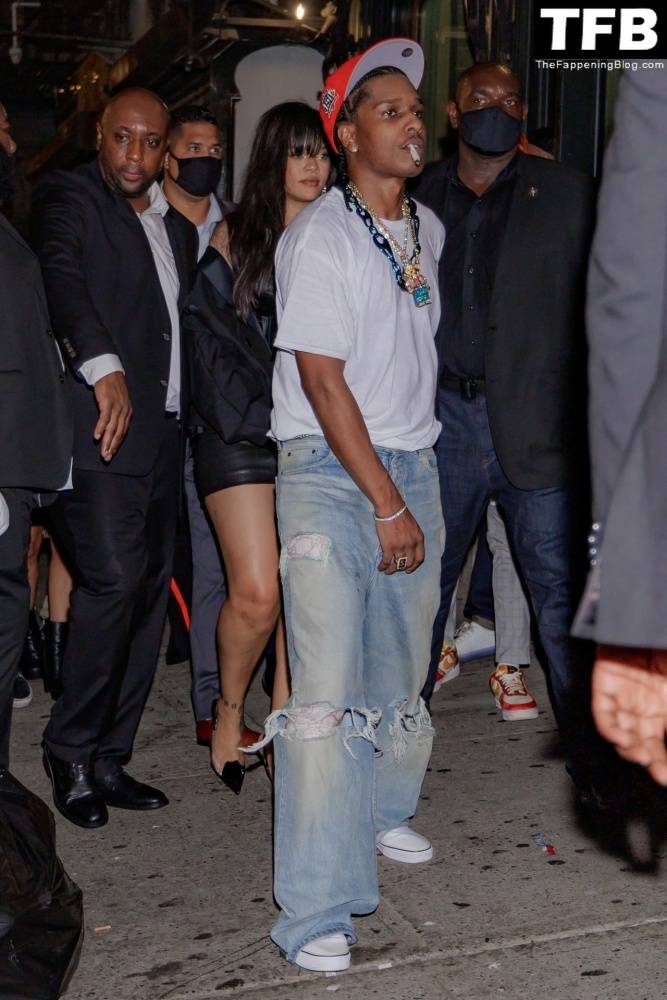 Rihanna & ASAP Rocky Have a Wild Night Out For the Launch in New York - #5