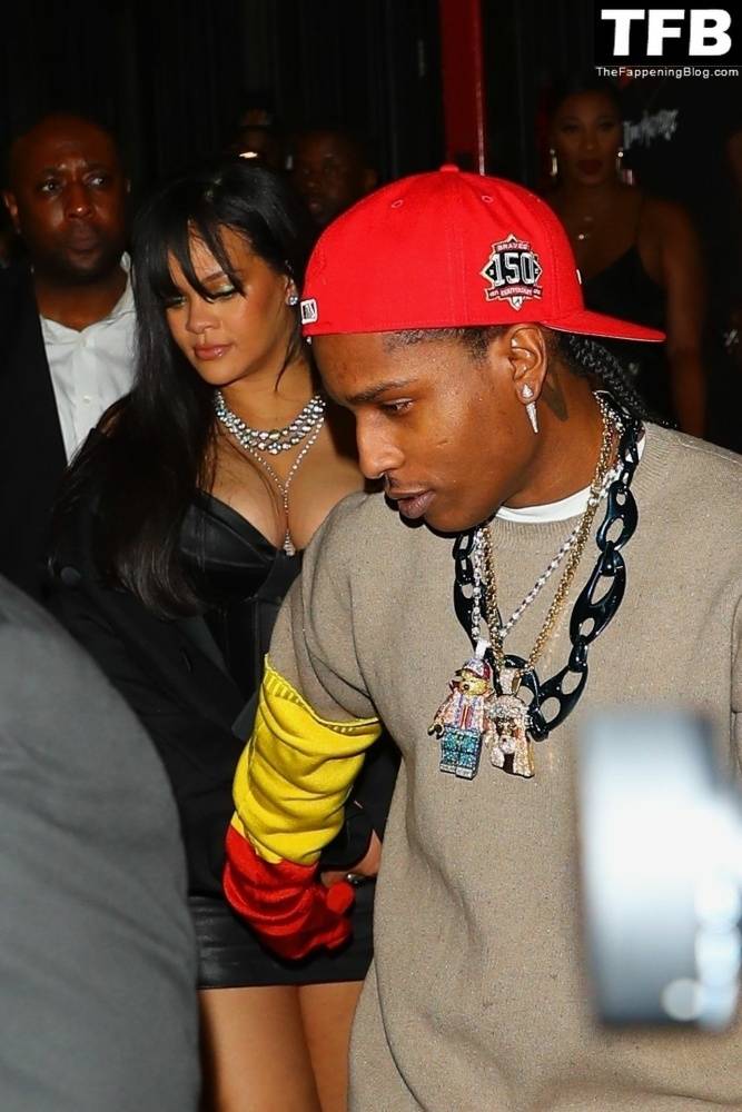 Rihanna & ASAP Rocky Have a Wild Night Out For the Launch in New York - #13