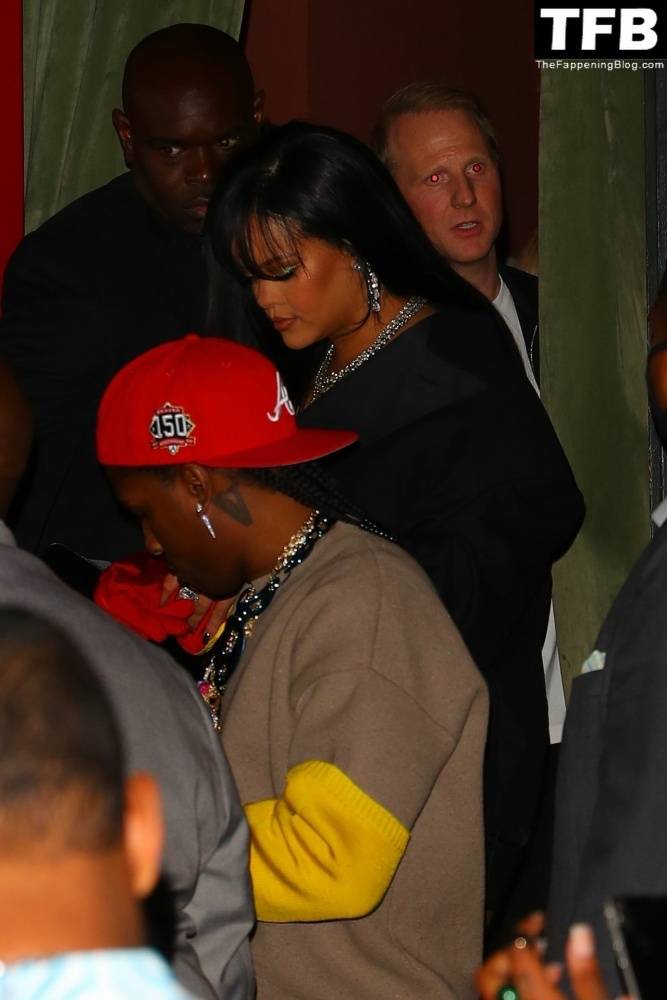 Rihanna & ASAP Rocky Have a Wild Night Out For the Launch in New York - #7