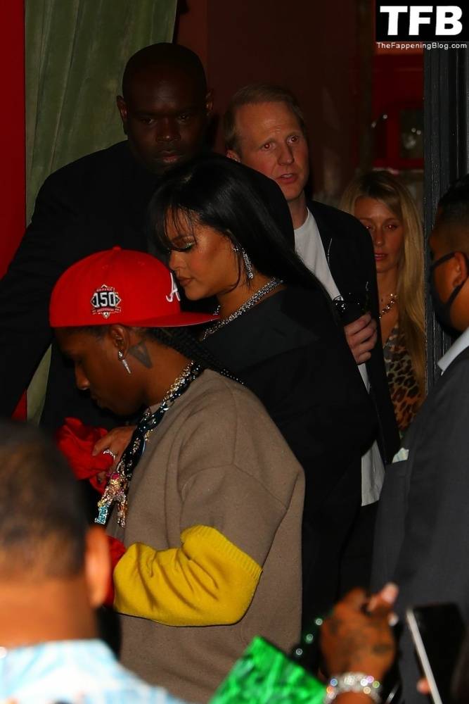 Rihanna & ASAP Rocky Have a Wild Night Out For the Launch in New York - #11