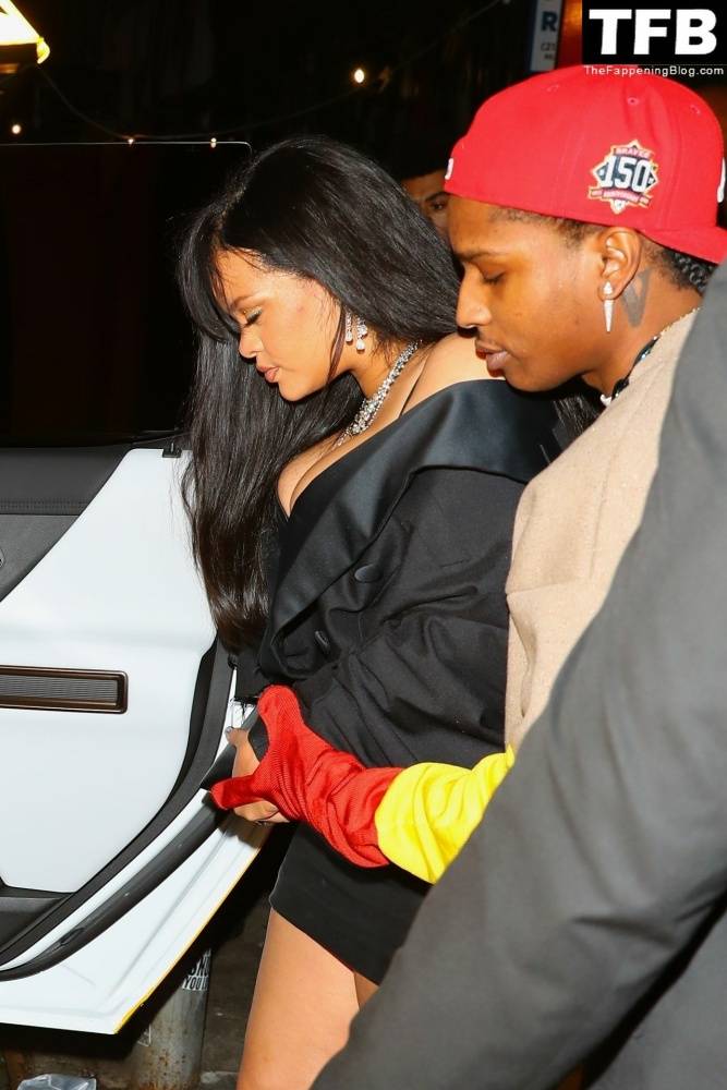 Rihanna & ASAP Rocky Have a Wild Night Out For the Launch in New York - #27