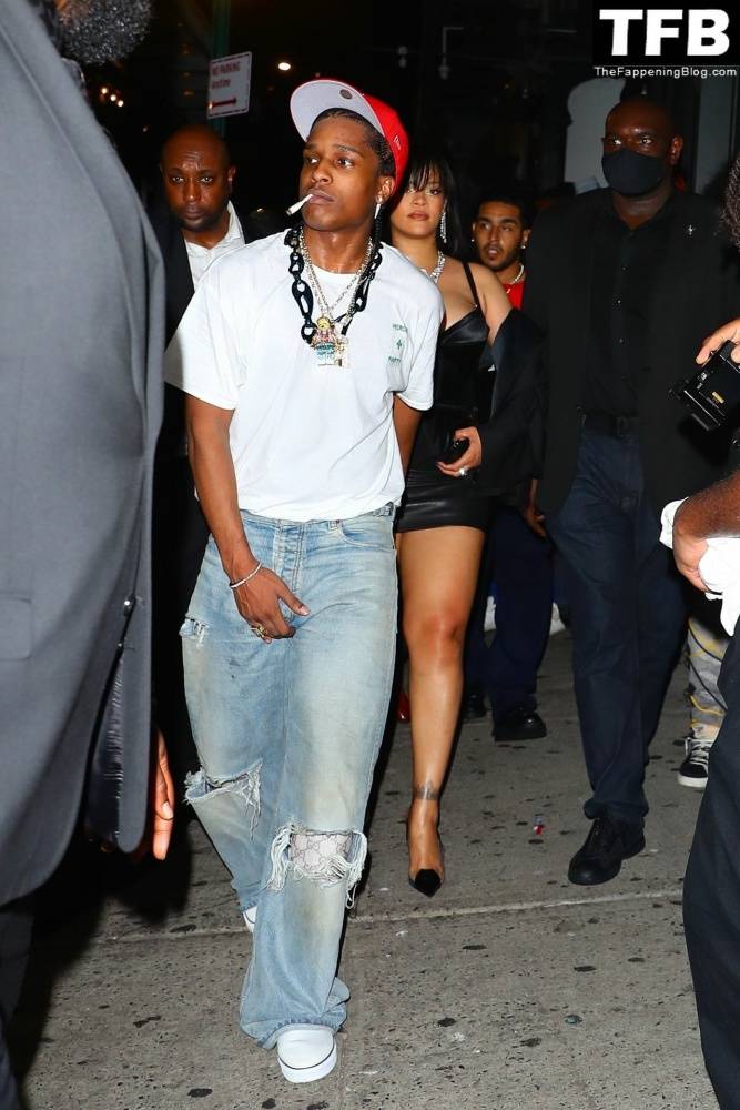 Rihanna & ASAP Rocky Have a Wild Night Out For the Launch in New York - #6