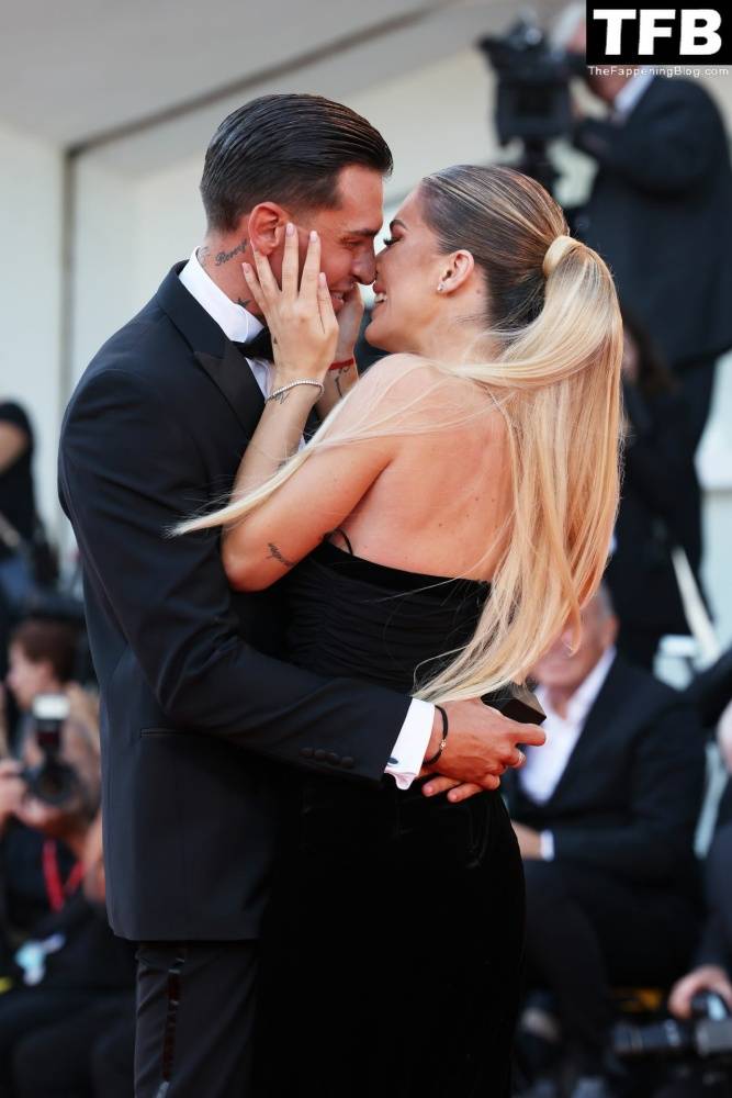Alessandro Basciano Proposes to Sophie Codegoni During 1CThe Son 1D Red Carpet at the 79th Venice International Film Festival - #9