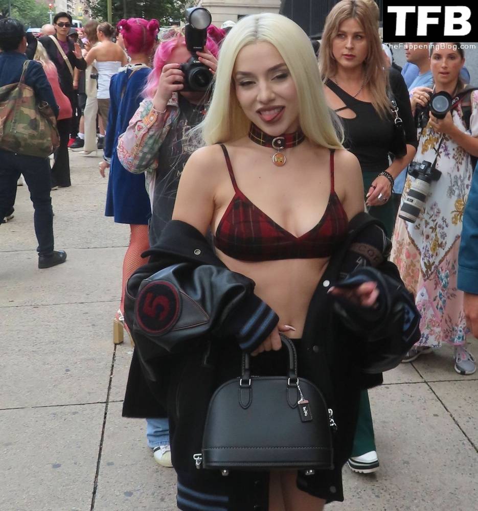 Ava Max Poses Outside of the Coach Fashion Show in New York - #21