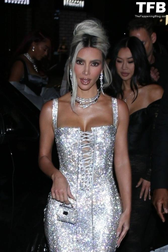 Kim Kardashian Dazzles in a Corset Dress at the Dolce Gabbana After Party - #7