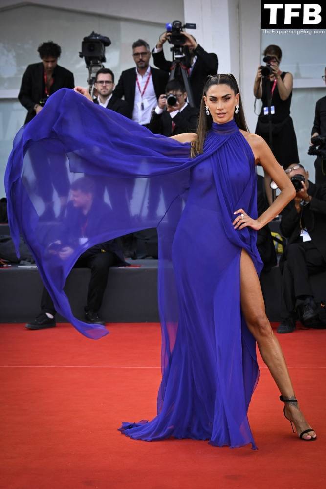Melissa Satta Flashes Her Nude Tits at the 79th Venice International Film Festival - #9