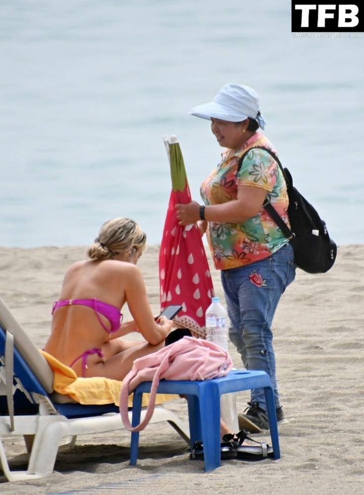 Ashley Roberts Enjoys the Beach on Holiday in Marbella - #38