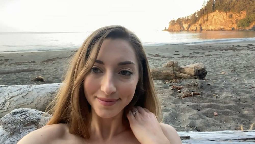 Abby Opel Nude Outdoor Beach Selfie Onlyfans Video Leaked - #1