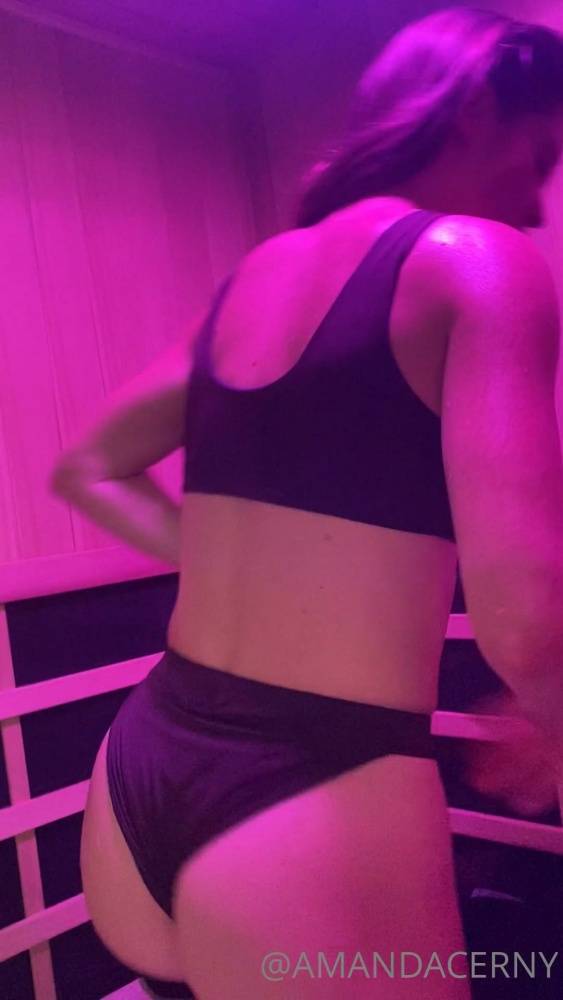 Amanda Cerny Bikini Sauna Stretching OnlyFans Video Leaked - #4