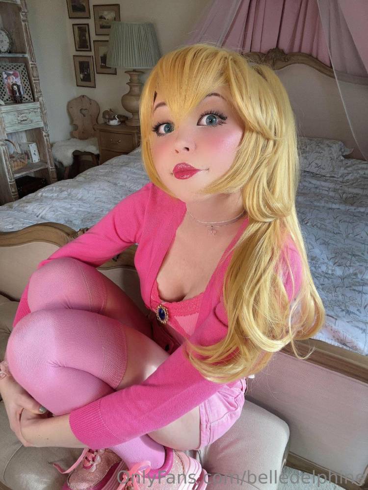 Belle Delphine Nude Princess Peach Cosplay Onlyfans Set Leaked - #11