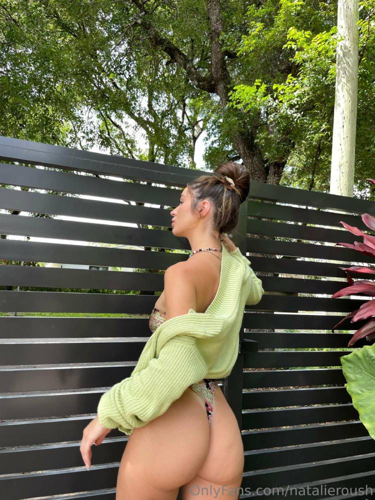 Natalie Roush Ass Thong Sexy Onlyfans Set Leaked - #5