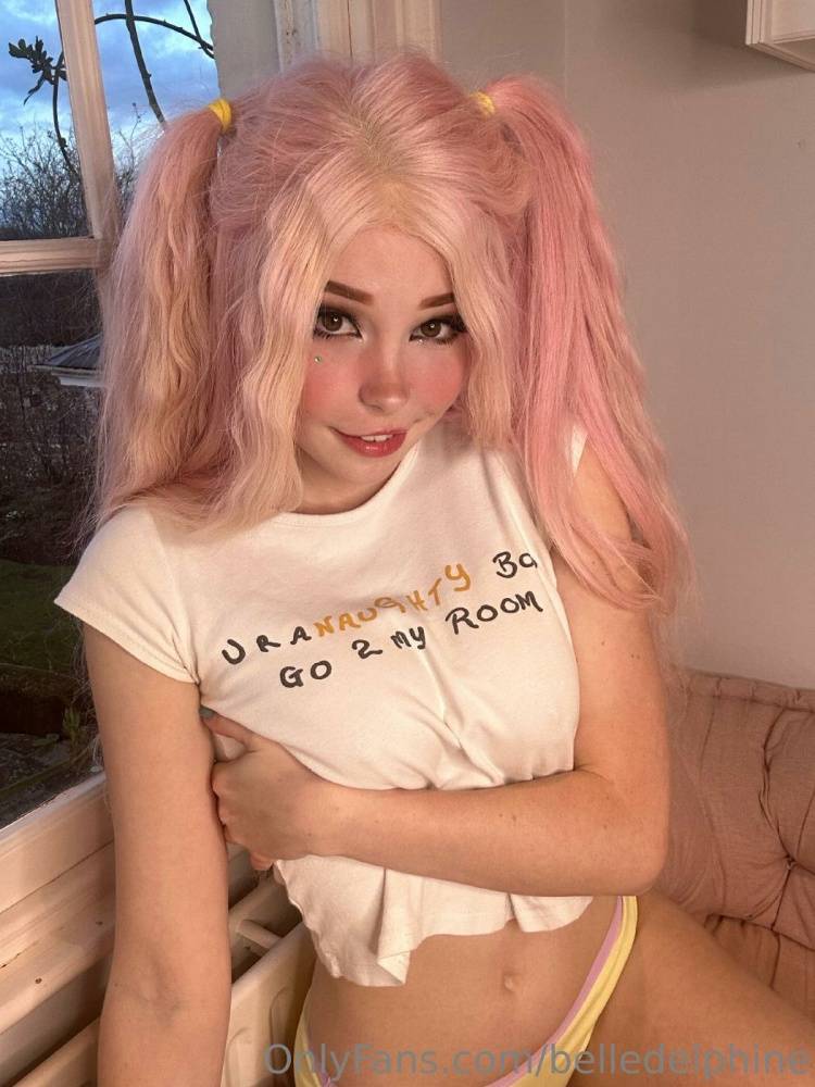 Belle Delphine Nude Naughty Wet T-Shirt Onlyfans Set Leaked - #12