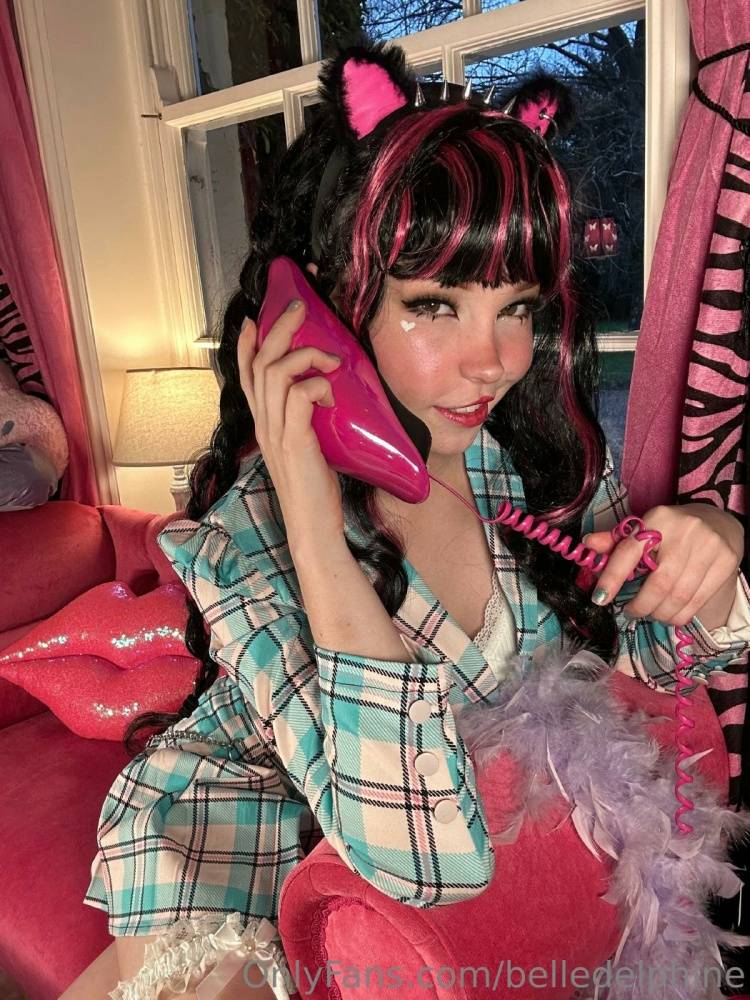 Belle Delphine Nude Dracula Cosplay Onlyfans Set Leaked - #41