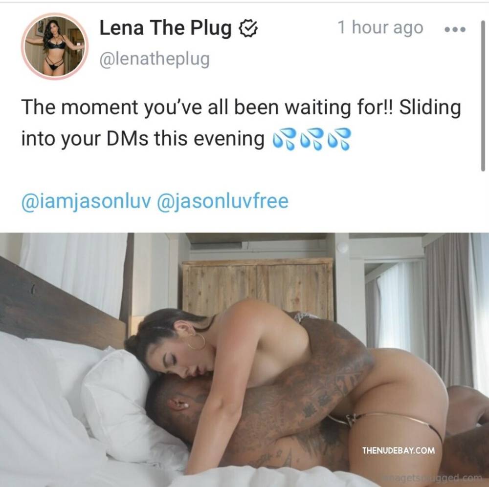 FULL VIDEO: Lena The Plug Nude Jason Luv BBC! NEW - #15