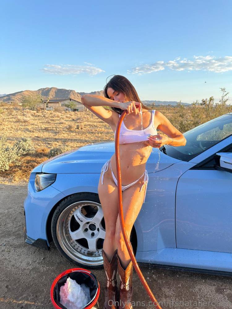 Natalie Roush Nude Wet Car Wash PPV Onlyfans Set Leaked - #13