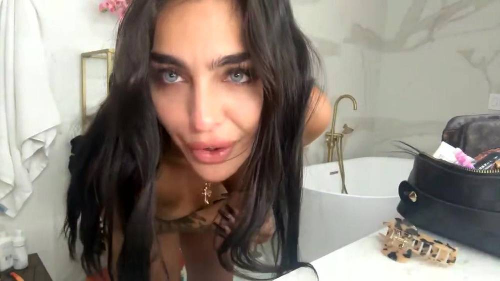 Emily Rinaudo Nude Bathroom Livestream OnlyFans Video Leaked - #9