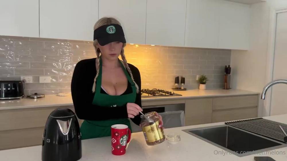 WettMelons Nude Starbucks Role Play OnlyFans Video Leaked - #5