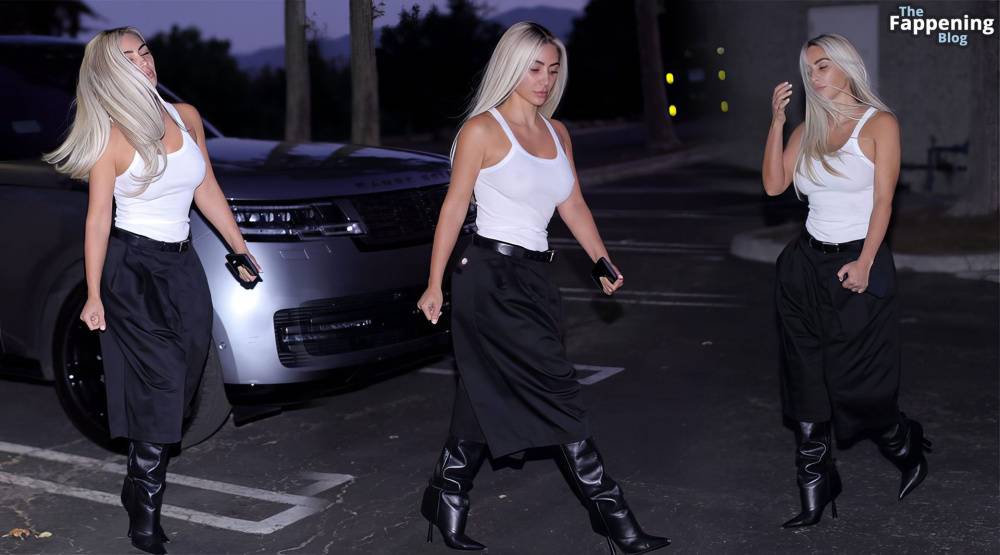 Kim Kardashian Wears Fashionable Pants and Chic Look as She Attends Late Meeting in LA (21 Photos) - #20