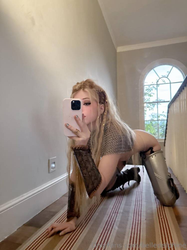 Belle Delphine Sexy Chainmail Costume Onlyfans Set Leaked - #17