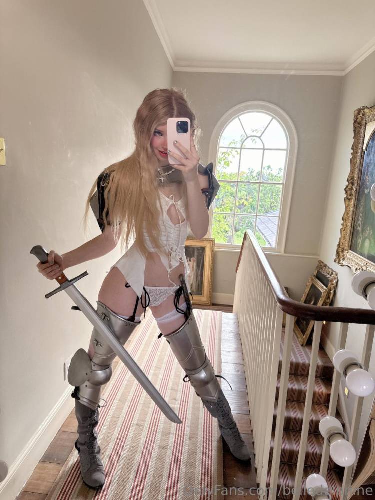 Belle Delphine Sexy Elf Warrior Cosplay Onlyfans Set Leaked - #15