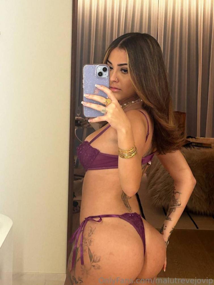 Malu Trevejo Sexy Lingerie Bed Onlyfans Set Leaked - #7