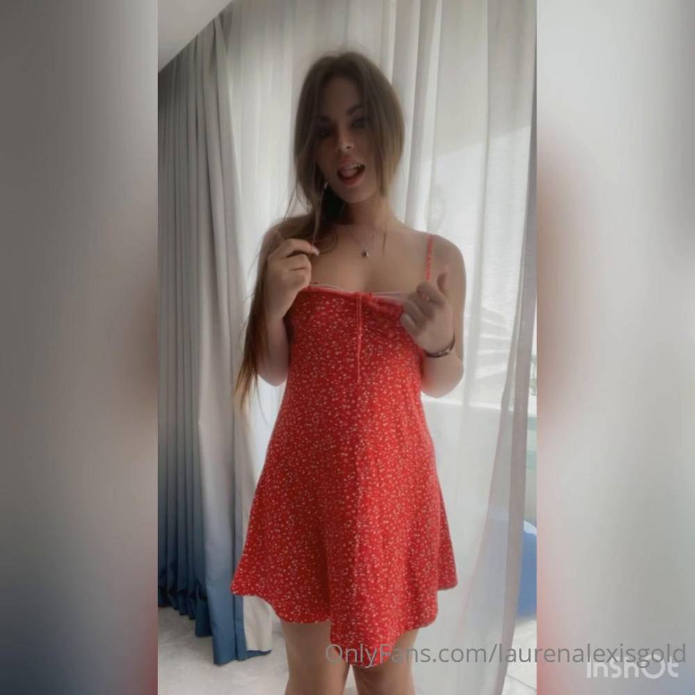 Lauren Alexis Bottomless Dress Strip Onlyfans Video Leaked - #4