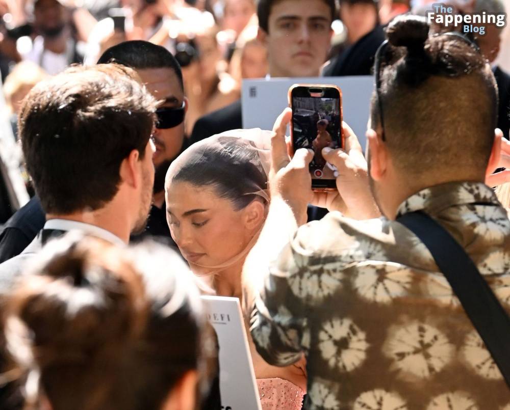 Kylie Jenner Displays Her Sexy Boobs at the Schiaparelli Fashion Show in Paris (25 Photos) - #3