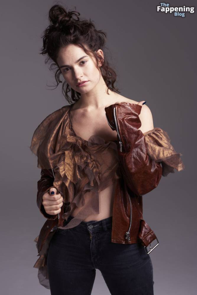 Lily James Nude & Sexy – Glamour Magazine (45 Outtake Photos) - #19