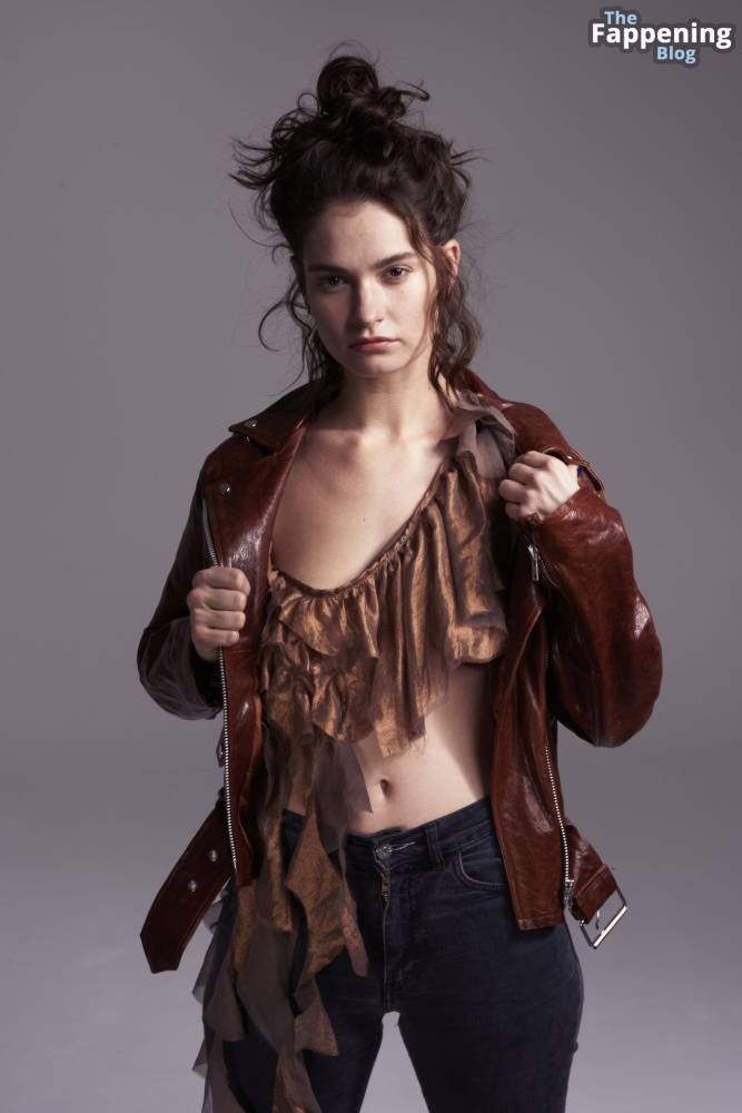 Lily James Nude & Sexy – Glamour Magazine (45 Outtake Photos) - #10