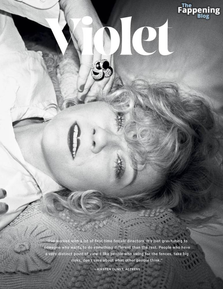 Kirsten Dunst Sexy – Violet Magazine (18 Photos) - #10