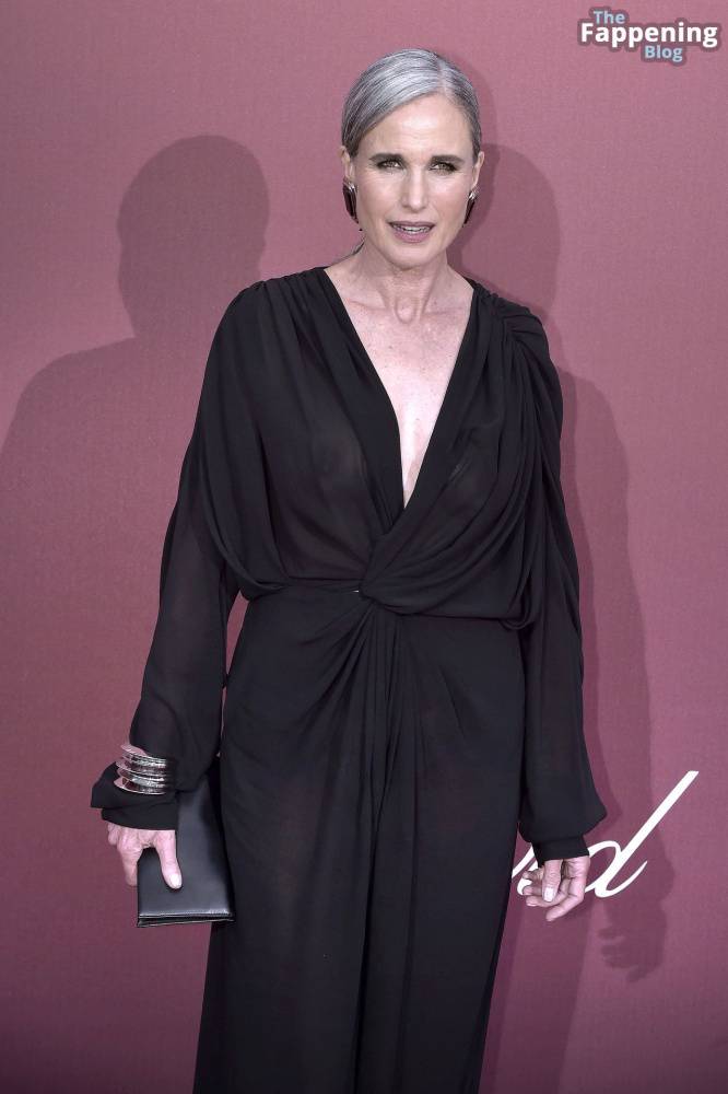 Andie MacDowell Flashes Her Nude Tits at the amfAR Gala in Cannes (67 Photos) - #5