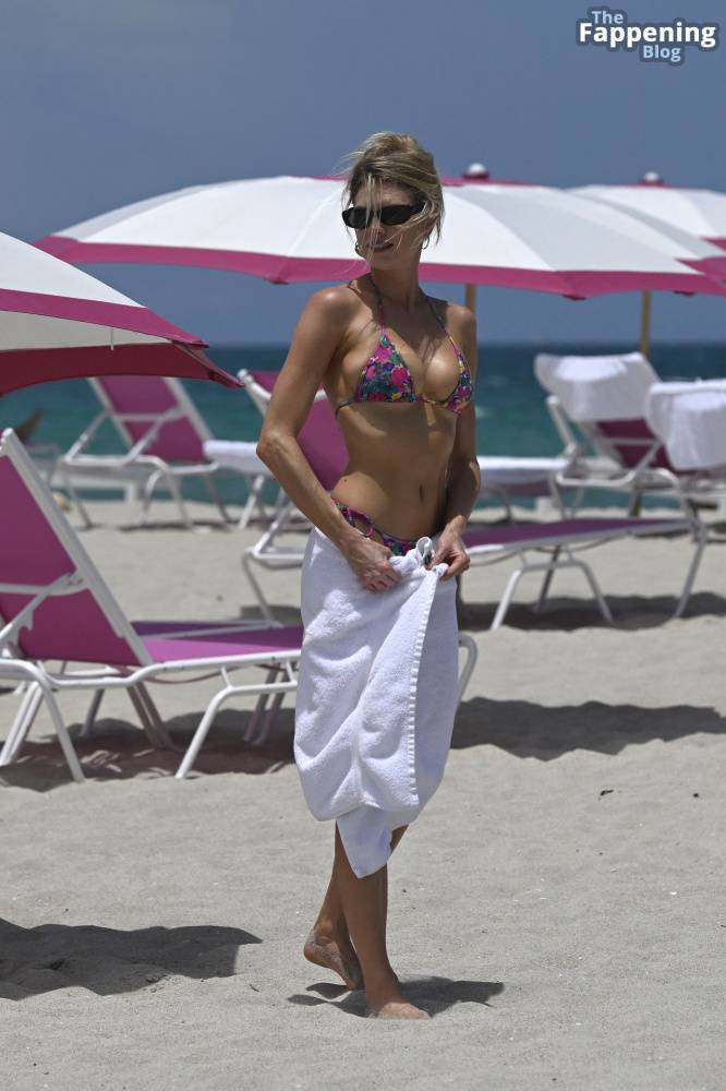 Charlotte McKinney Hits the Beach in a Colorful String Bikini During a Beach Break in Miami (32 Photos) - #24
