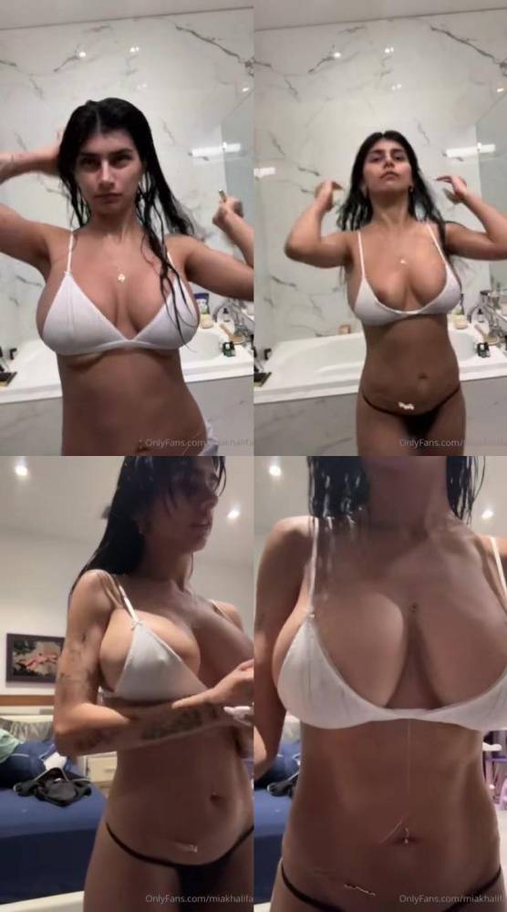 Mia Khalifa Nude Nipple Slip OnlyFans Livestream Leaked - #1