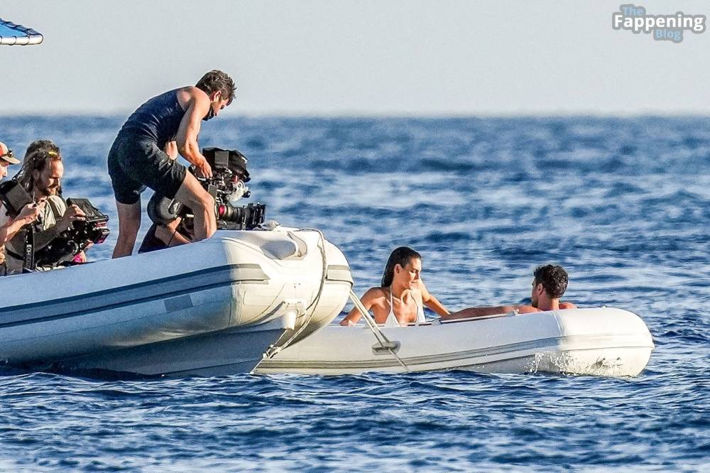 Vittoria Ceretti & Theo James Shoot a Commercial at the Faraglioni in Capri for Dolce & Gabbana (40 Photos) - #30