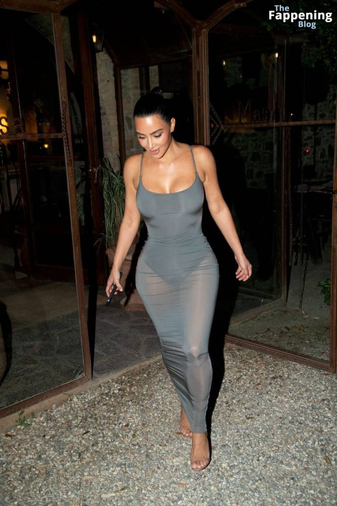 Kim Kardashian Shows Off Her Assets in a Sheer Dress (14 Photos) - #5