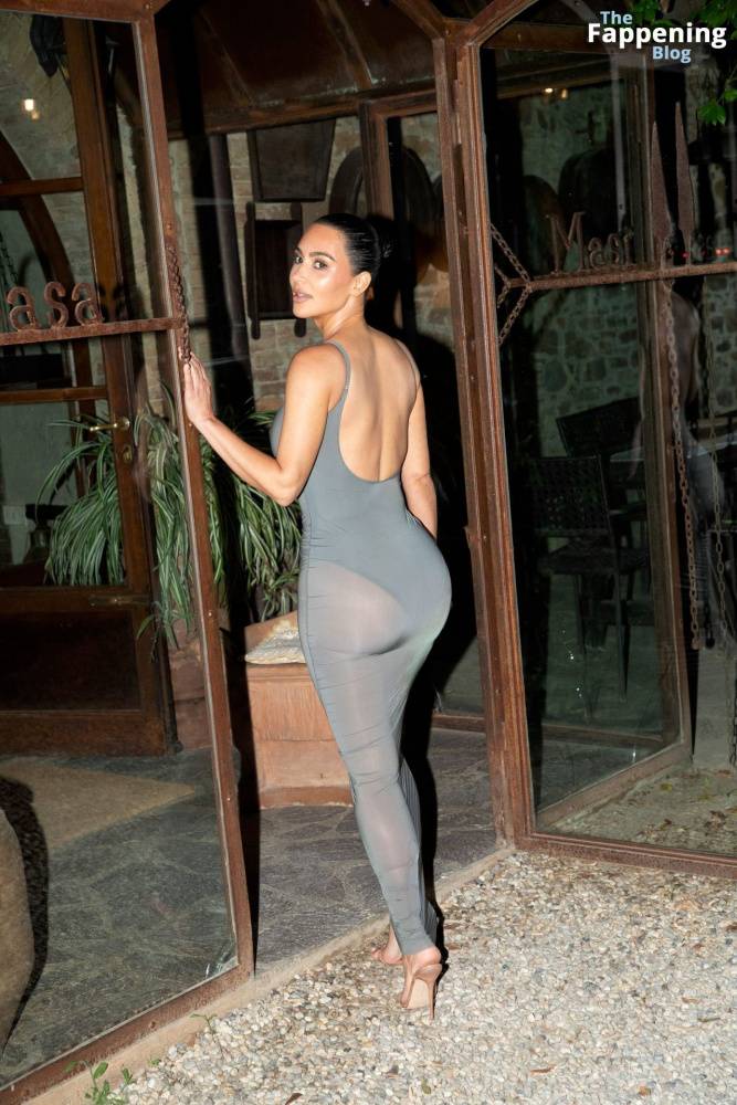 Kim Kardashian Shows Off Her Assets in a Sheer Dress (14 Photos) - #4