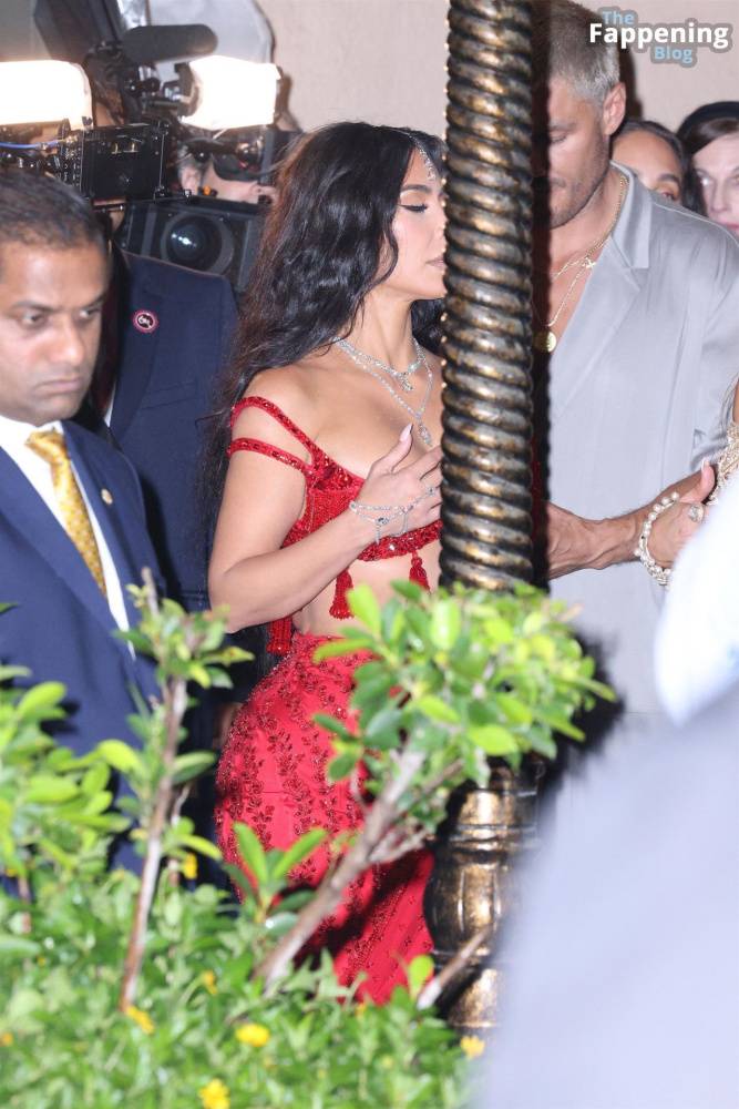 Kim Kardashian Stuns in Red for Anant Ambani’s Wedding (40 Photos) - #4